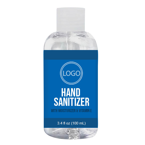 3.4 oz Gel Hand Sanitizer in Round Bottle